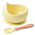 Tigela de Silicone com Ventosa + Colher de Silicone